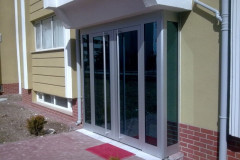 ALÜMİNYUM BİNA GİRİŞ KAPILARI, APARTMAN GİRİŞ KAPISI, BİNA GİRİŞ KAPISI