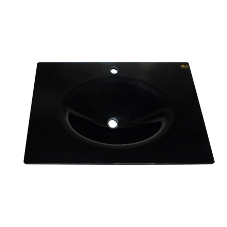 Cam Lavabo 15 Mm 100 X 56 Cm Siyah