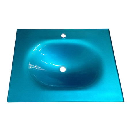 Cam Lavabo 15 Mm 90 X 56 Cm M.Turkuaz