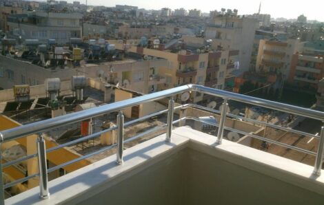 Alüminyum Parapet Üstü Korkuluklar